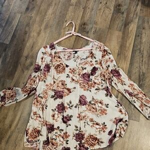 Torrid floral gauze tunic, 0